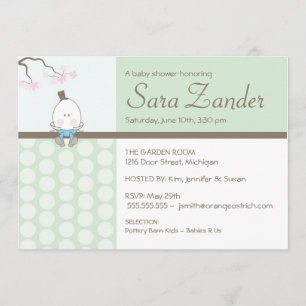 Uitnodiging tot baby shower - Humpty Dumpty