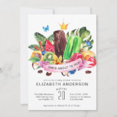 Uitnodiging tot Baby shower van Bright Summer Pops (Voorkant)