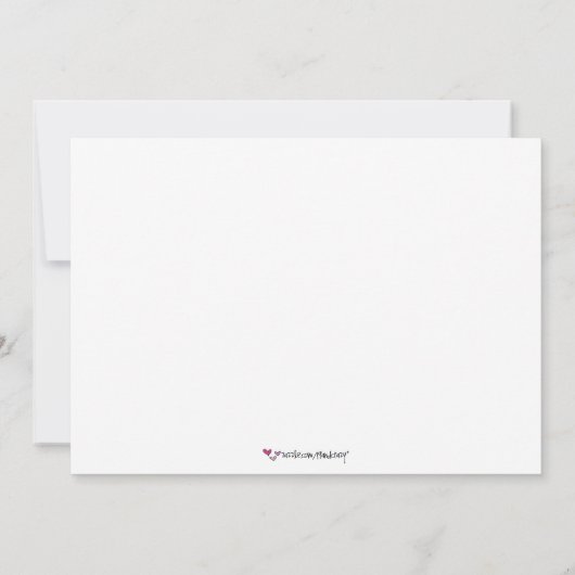 Uitnodiging tot Baby shower van Cudly Sheep (Achterkant)