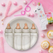 Uitnodiging tot Baby shower van de ambachtelijke s Papieren Bordje (Feest)