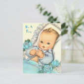 uitnodiging tot BABY SHOWER van de begroting (Staand voorkant)