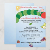 Uitnodiging tot Baby shower van de derde pijler (Voorkant / Achterkant)