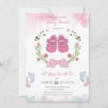 Uitnodiging tot Baby shower van gepersonaliseerde
