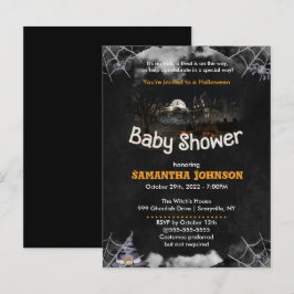 Uitnodiging tot Baby shower van Halloween