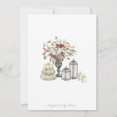 Uitnodiging tot Baby shower van Halloween (Achterkant)