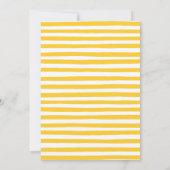 Uitnodiging tot Baby shower van Honey Bee (Achterkant)