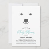 Uitnodiging tot Baby shower van Polar Beer (Voorkant)