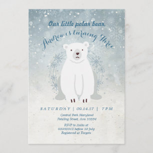 Uitnodiging tot Baby shower van Polar Beer