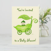 Uitnodiging tot Baby shower van snoepgoed