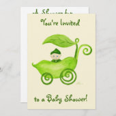 Uitnodiging tot Baby shower van snoepgoed