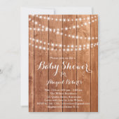 Uitnodiging tot Baby shower van Twinkle Lights - e (Voorkant)