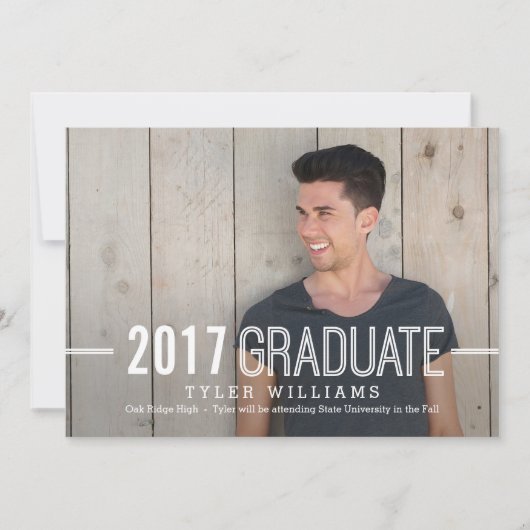 Uitnodiging tot bekendmaking van Afstuderen zonder (Voorkant)