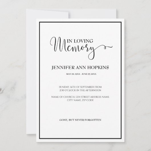 Uitnodiging tot bekendmaking van de Klassieke Memo (Voorkant)