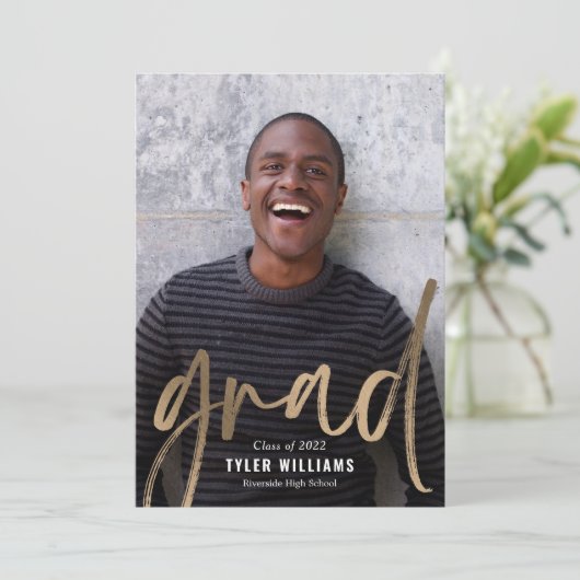 Uitnodiging tot bekendmaking van het Afstuderen Sh (Staand voorkant)