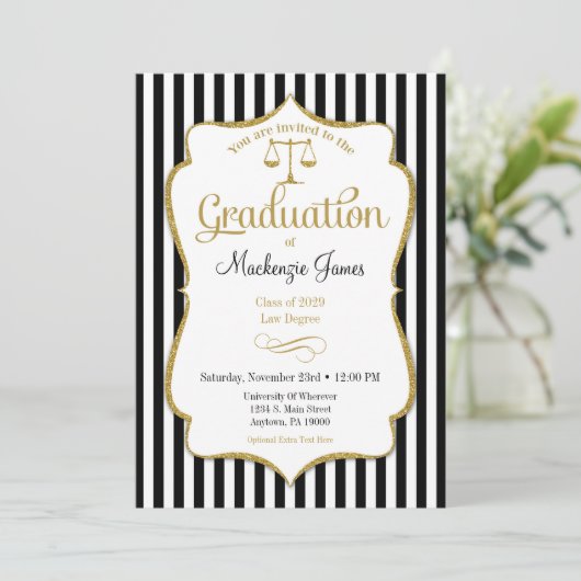 Uitnodiging tot bekendmaking van het Afstuderen va (Staand voorkant)