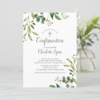Uitnodiging tot bevestiging van eucalyptus Leaf