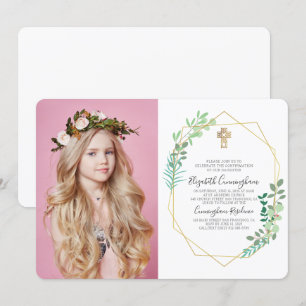 uitnodiging tot bevestiging van geometrisch geblad