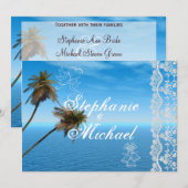 Uitnodiging tot blauwe Oceaan (Voorkant / Achterkant)