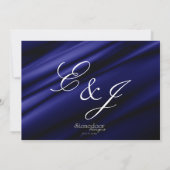 Uitnodiging tot blauwe zijdegolf (Achterkant)