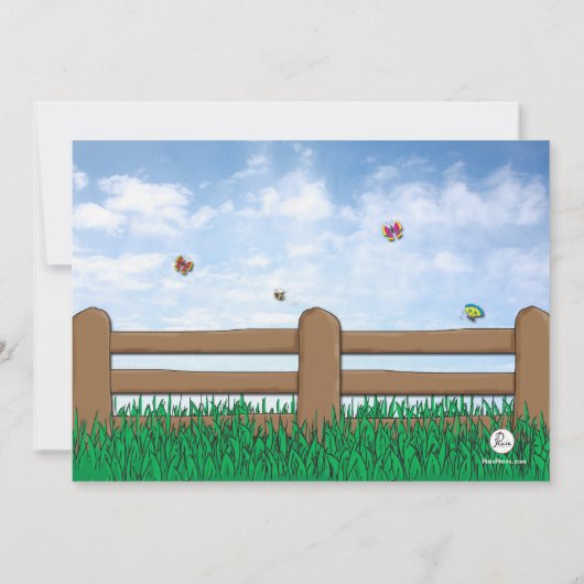 Uitnodiging tot Boerderij van Cowgirl Blonde (Achterkant)