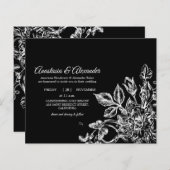  Uitnodiging tot bruiloft. (Voorkant / Achterkant)