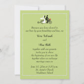 Uitnodiging tot bruiloft op Mackinaw-eiland met fi (Voorkant)