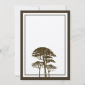 Uitnodiging tot bruin-eiken-bomen (Voorkant)