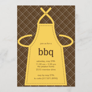 Uitnodiging tot de loffelijke Apron-zomerpartij