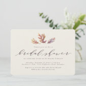 Uitnodiging tot douche voor bruiloft (Staand voorkant)