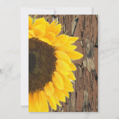 Uitnodiging tot een huwelijk tussen soonbloemen in (Achterkant)