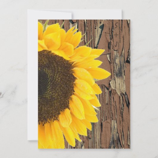 Uitnodiging tot een huwelijk tussen soonbloemen in (Achterkant)