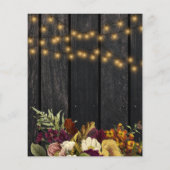 Uitnodiging tot flankerende flankerende begrotings flyer (Achterkant)