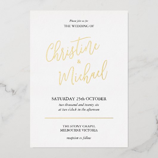 Uitnodiging tot Folie (Voorkant)