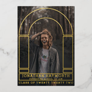 Uitnodiging tot Folie van Afstuderen Golden Arches