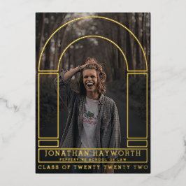 Uitnodiging tot Folie van Afstuderen Golden Arches