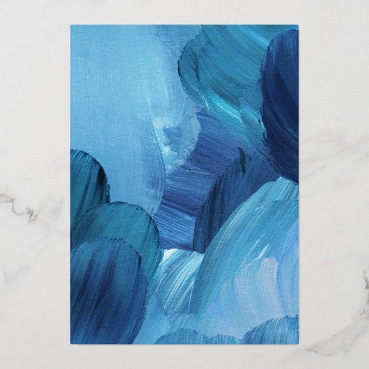 Uitnodiging tot Folie van het  van het geschilde B (Achterkant)