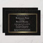 Uitnodiging tot formele pensionering (Voorkant / Achterkant)