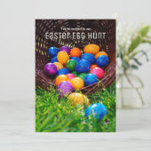 Uitnodiging tot foto van Easter Egg Hunt (Staand voorkant)