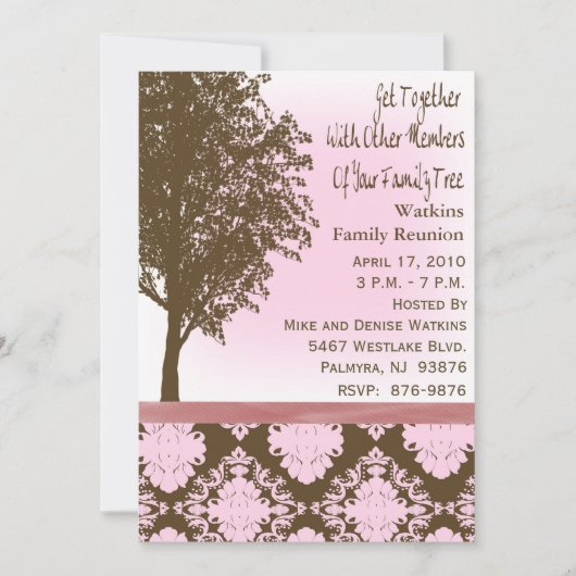 Uitnodiging tot gezinshereniging (Voorkant)