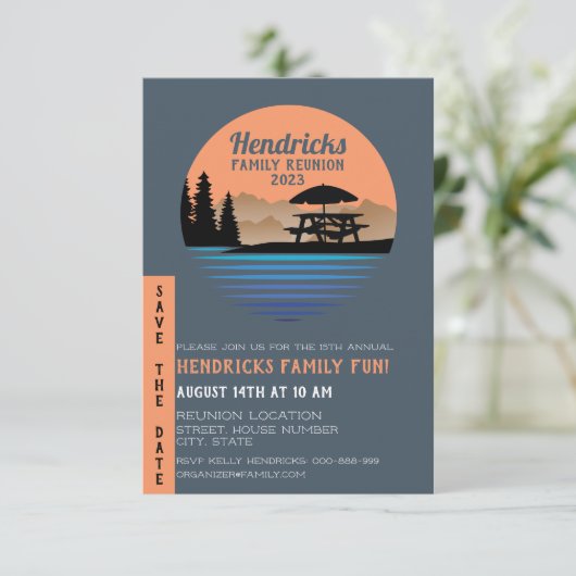 Uitnodiging tot gezinshereniging (Staand voorkant)