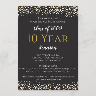 Uitnodiging tot hereniging op school