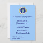 Uitnodiging tot hereniging van de Amerikaanse luch (Achterkant)