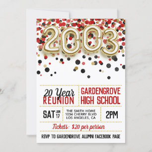 Uitnodiging tot hereniging van de middelbare schoo