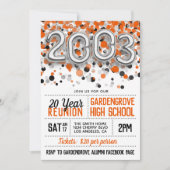 Uitnodiging tot hereniging van de middelbare schoo (Voorkant)