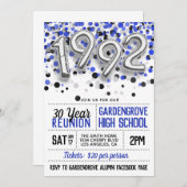 Uitnodiging tot hereniging van de middelbare schoo (Voorkant / Achterkant)