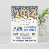 Uitnodiging tot hereniging van het High School Col (Staand voorkant)