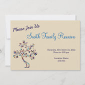 Uitnodiging tot hereniging van Nebula Tree Family (Voorkant)