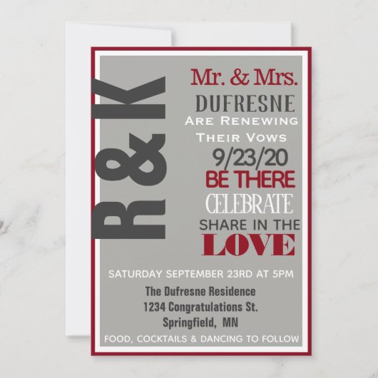 Uitnodiging tot hernieuwde uitzending voor oude en (Voorkant)