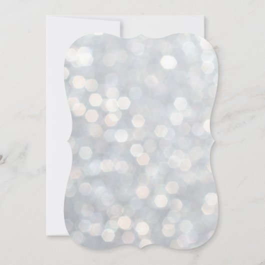 Uitnodiging tot het aangaan van een Sparkly Lights (Achterkant)