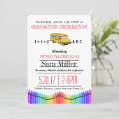 Uitnodiging tot het Afstuderen van leerkrachten (Staand voorkant)